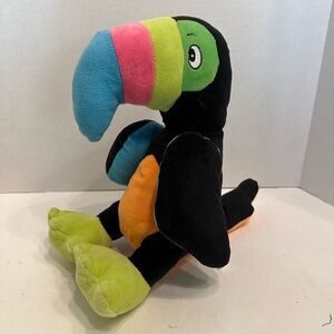 Plush Multicolor Toucan Stuffed Animal - Soft Kids Toy